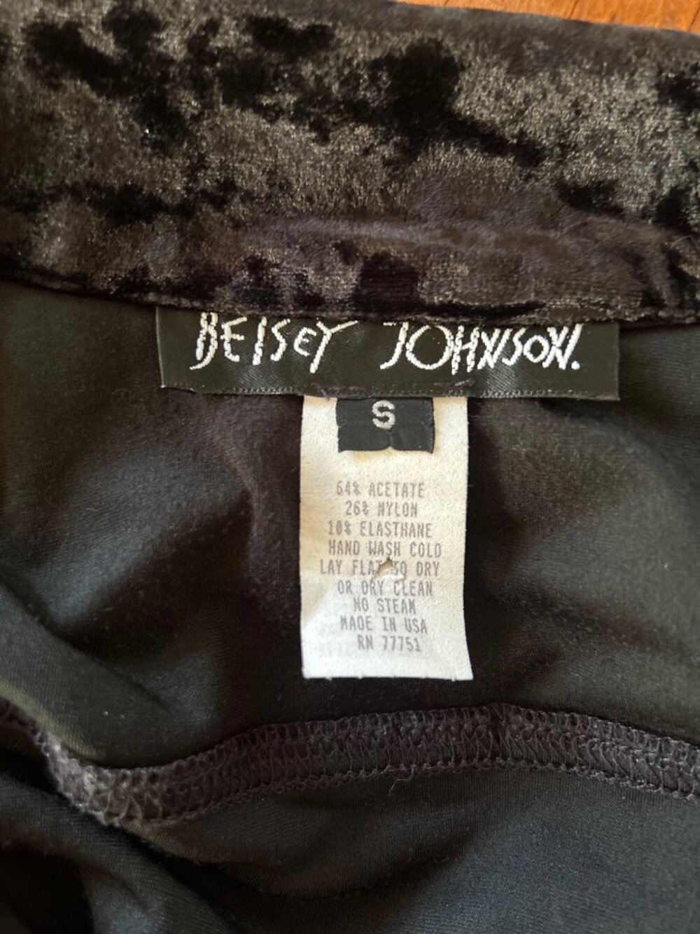 90s Vintage Betsey Johnson Cropped Jacket Top - Picture 9 of 9